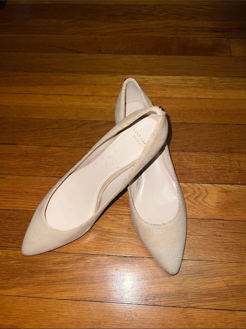 Cole Haan Cream Kitten Heel Pumps